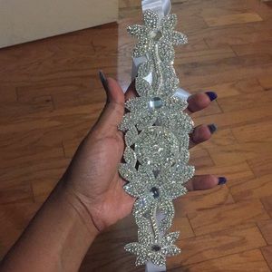 Crystal diamond belt or head band